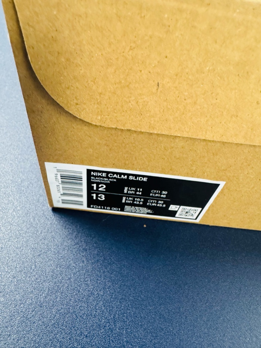 Nike Calm Slide Sandals - Black - Picture 2 of 2